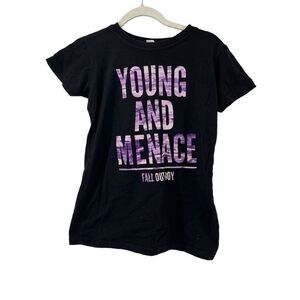 Fall Out Boy T-Shirt Young and Menace Graphic Tee‎ Band Tee Y2K Small
